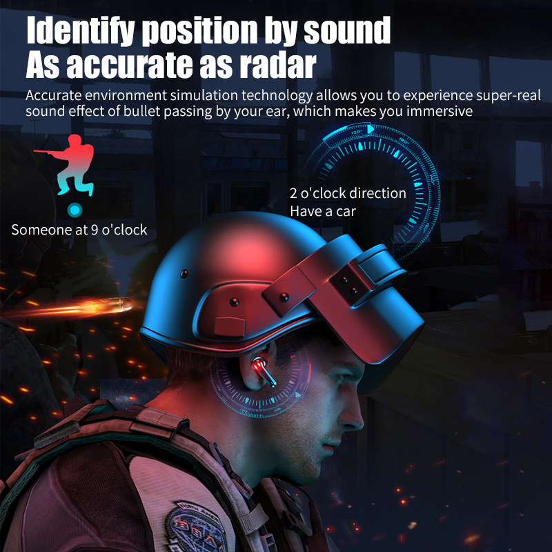 هدفون مخصوص بازی بی سیم مدل M28 TWS Gaming Earbuds Bluetooth V5.1 | مشکی | سرویس ویژه دیجی کالا: 7 روز تضمین بازگشت کالا