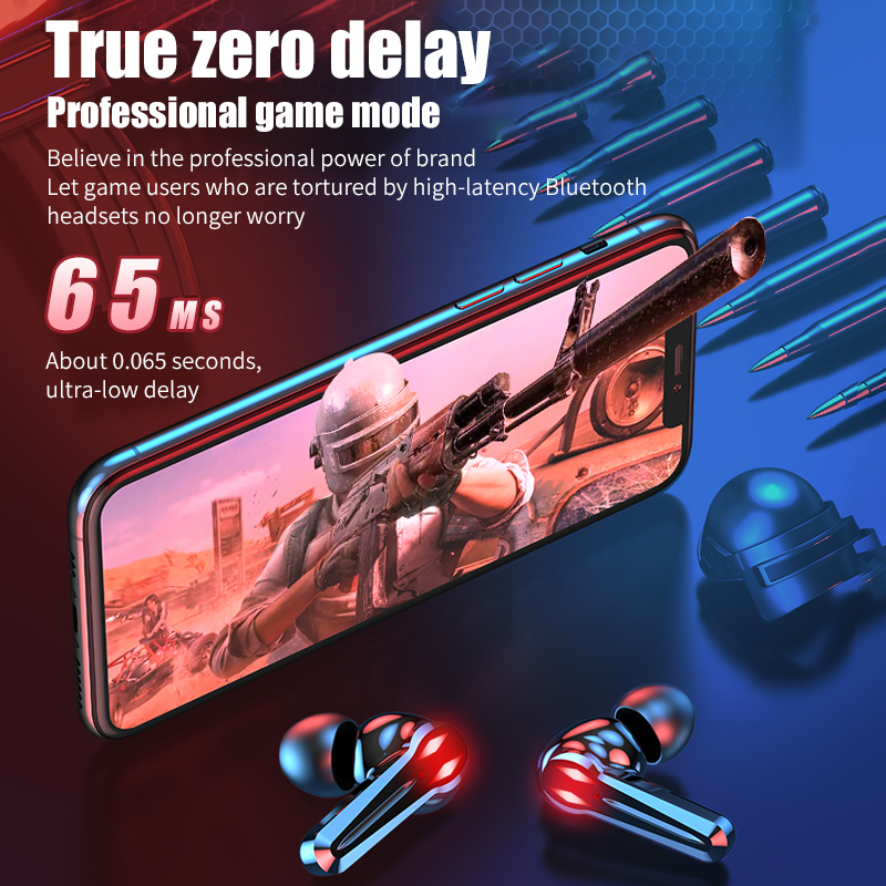 هدفون مخصوص بازی بی سیم مدل M28 TWS Gaming Earbuds Bluetooth V5.1 | مشکی | سرویس ویژه دیجی کالا: 7 روز تضمین بازگشت کالا