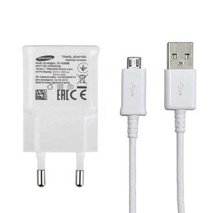 شارژر دیواری مدل ETA-U90EWE به همراه کابل تبدیل microUSB