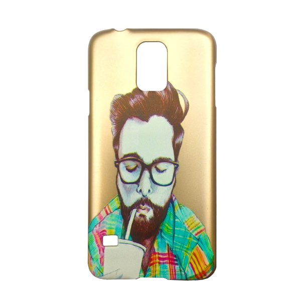 کاور مدل hard_04 مناسب برای گوشی موبایل سامسونگ Galaxy s5 | گندمی | گارانتی اصالت و سلامت فیزیکی کالا